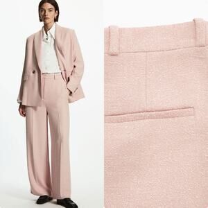 $150 COS XS Wide-Leg Textured Trousers